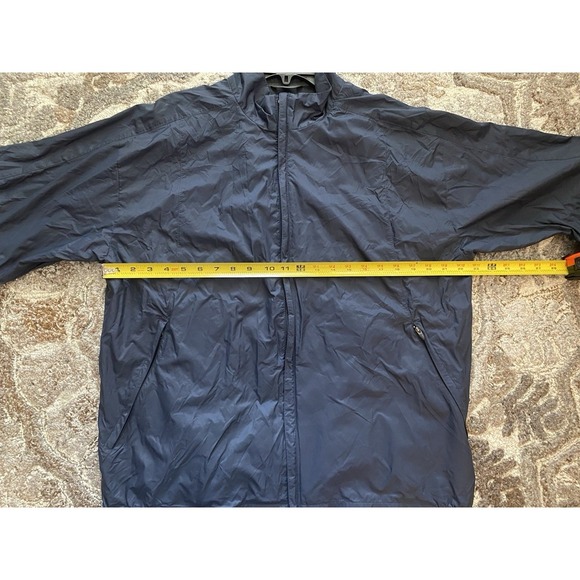 NIKE GOLF 2 In 1 Rain Wind Full Zip Removable Sleeves Men's Size Large Blue - Picture 10 of 10